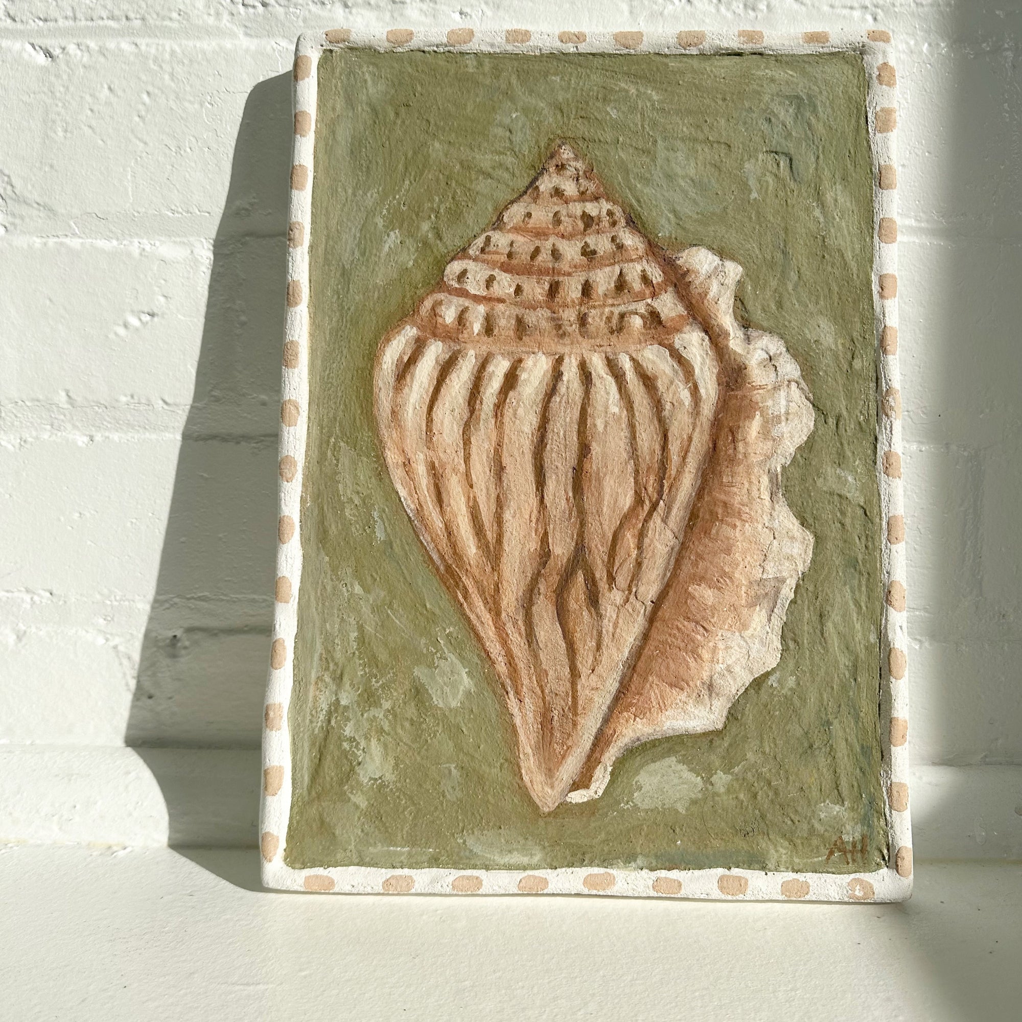 ALEISHA HOBSON ORIGINAL: OLIVE SEASHELL