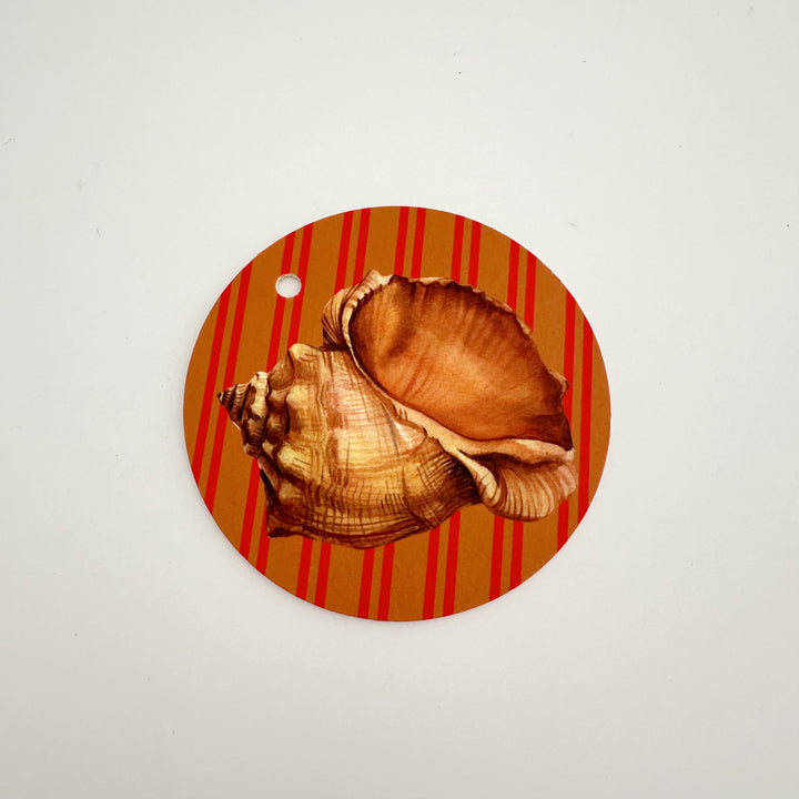 CC CONCH SHELL GIFT TAG