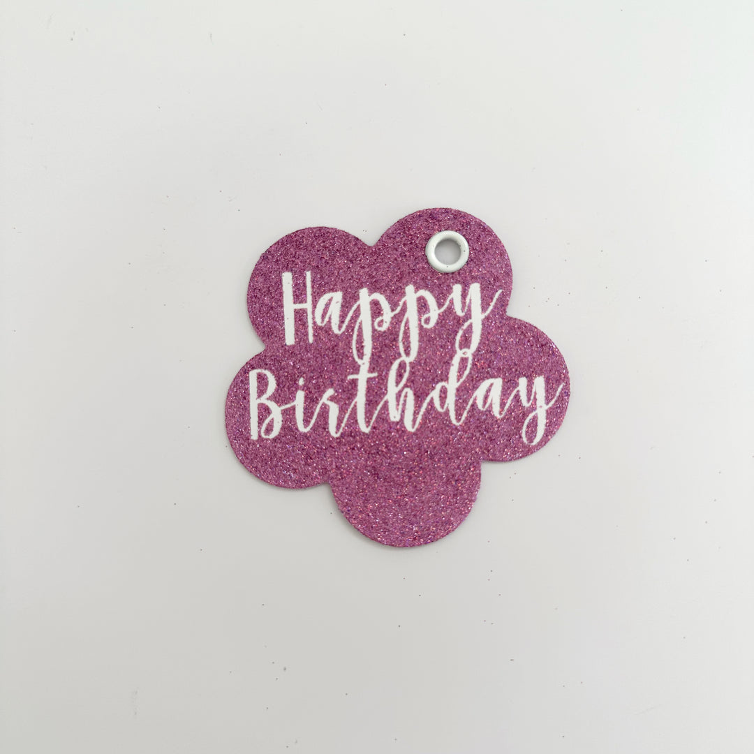 GLITTER GIFT TAG