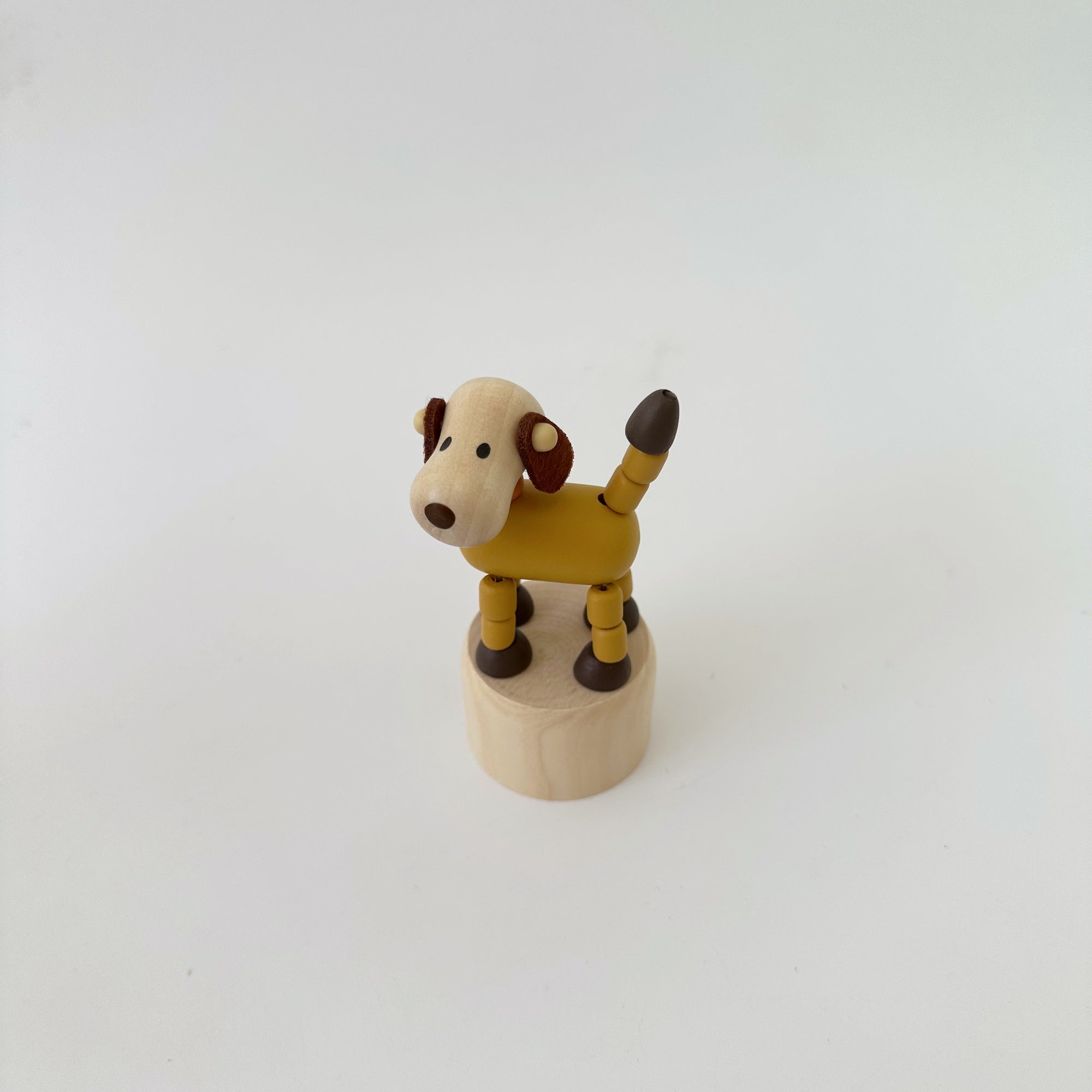 WOODEN DANCING FARM ANIMAL