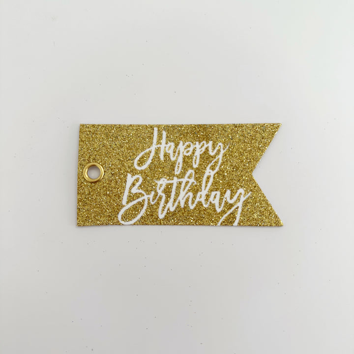 GLITTER GIFT TAG