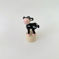 WOODEN DANCING FARM ANIMAL