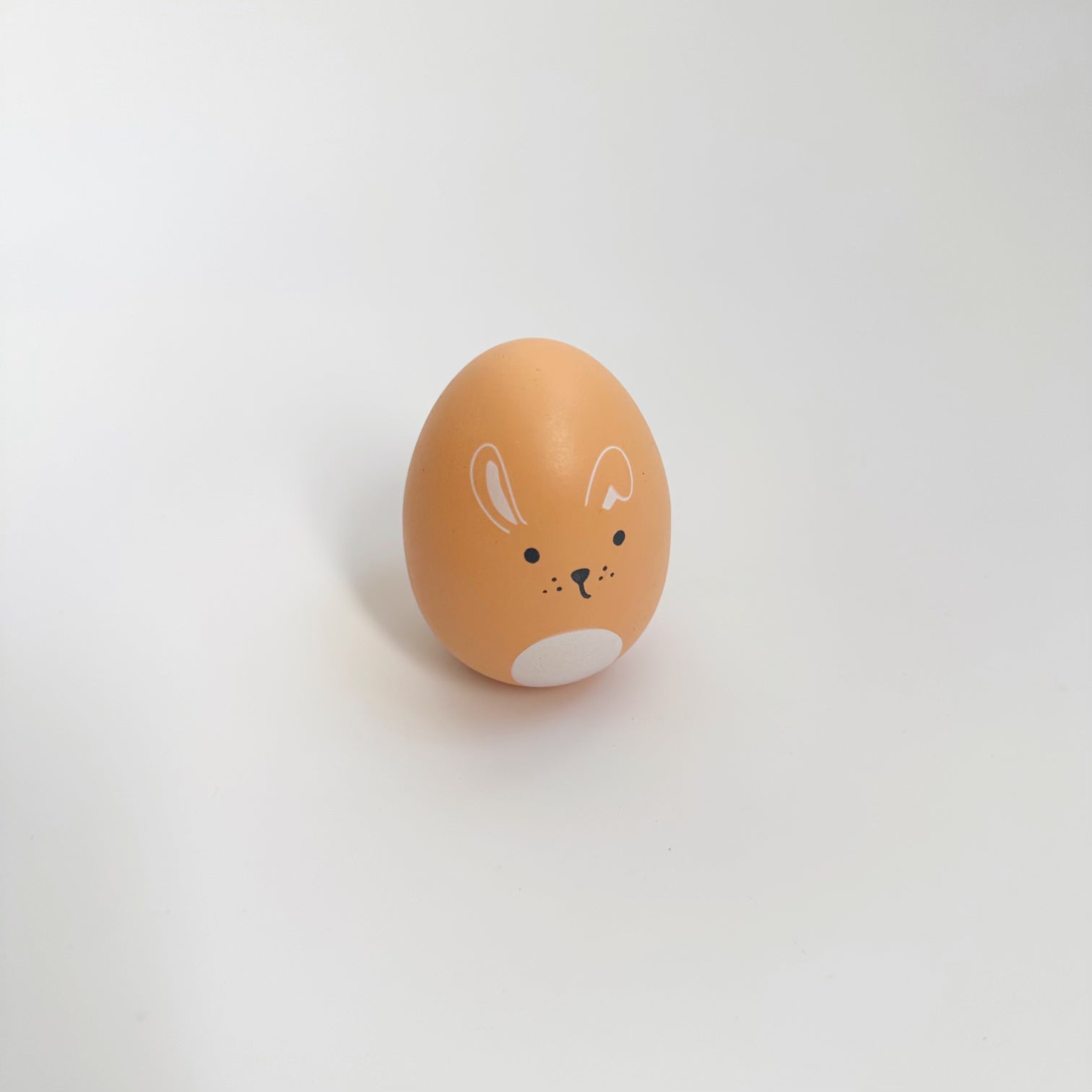 WOODEN ANIMAL EGG SHAKER