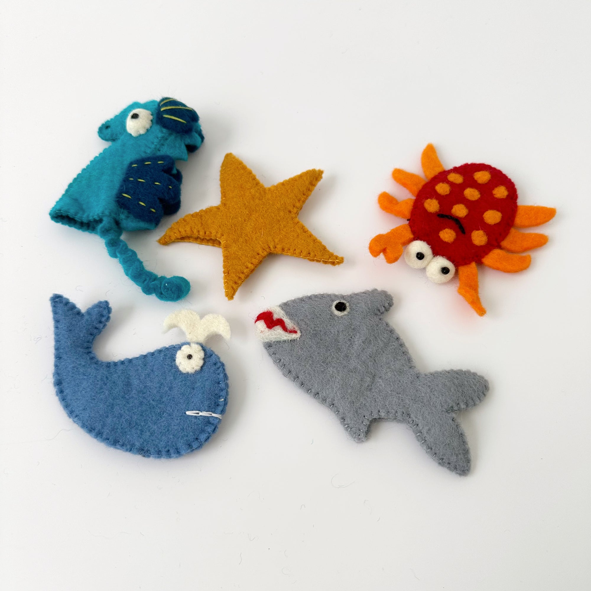 TARA TREASURES OCEAN & SEA CREATURES A: FINGER PUPPET SET