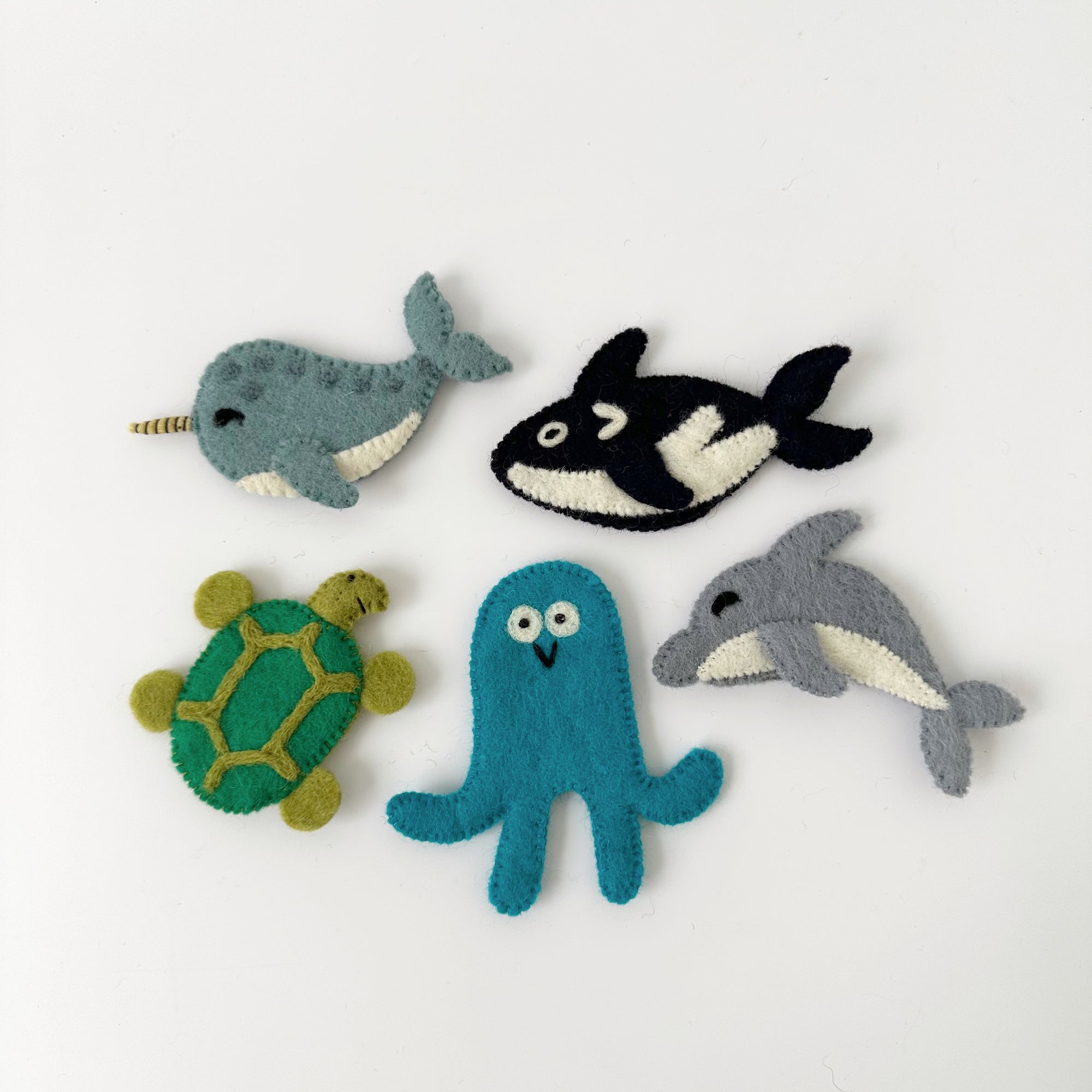 TARA TREASURES OCEAN & SEA CREATURES B: FINGER PUPPET SET