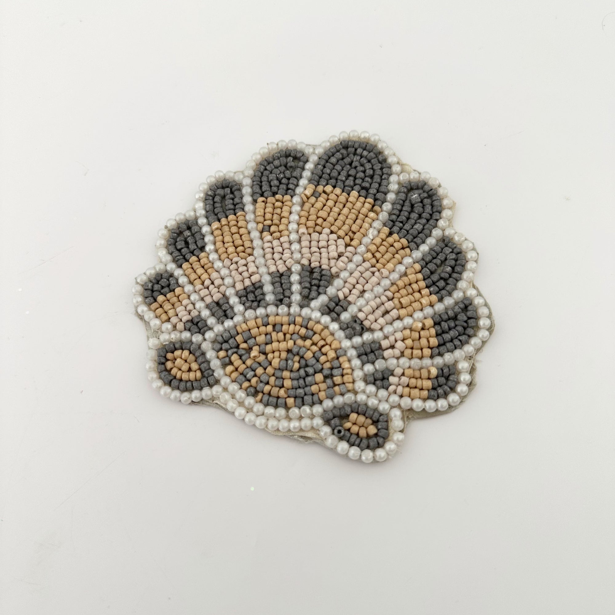 SHELL BEADED COASTER