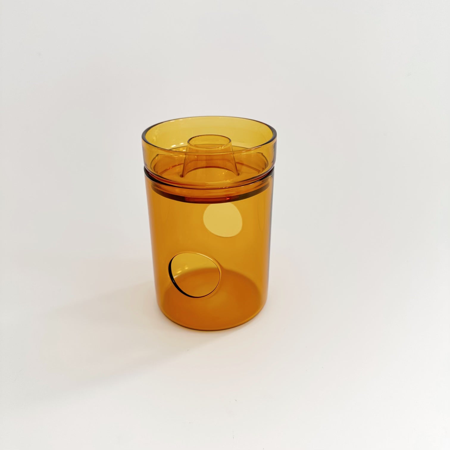 MILLIGRAM GLASS OIL BURNER: YELLOW