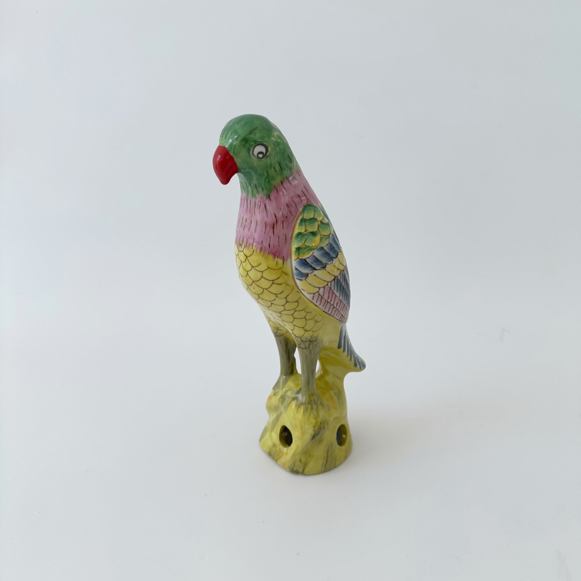 PASCAL PARROT CERAMIC SCULPTURE