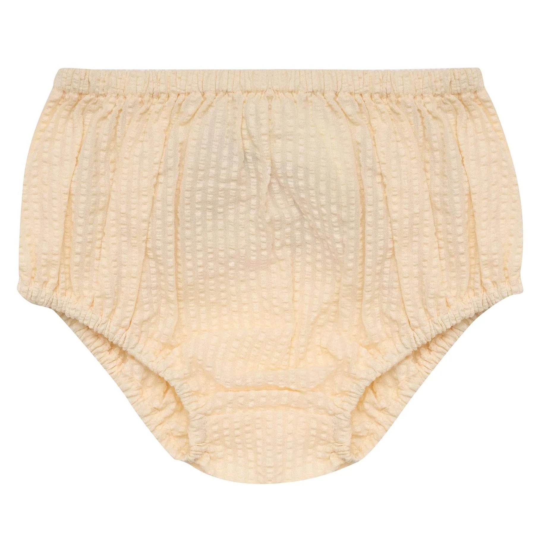 PEARSON & PEARSON TINSEL PANTS: CUSTARD