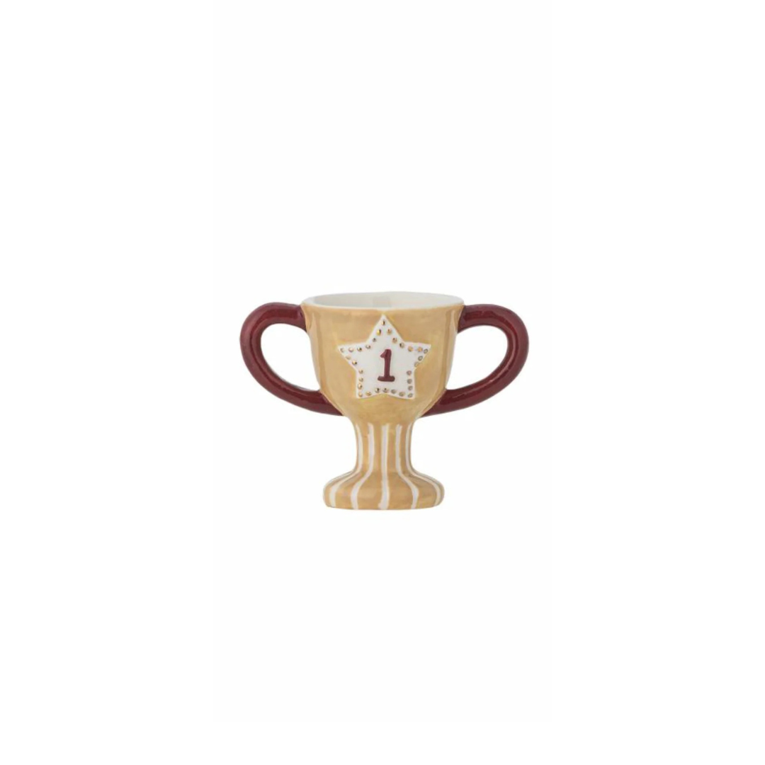 BLOOMINGVILLE TROPHY EGG CUP: STONEWARE
