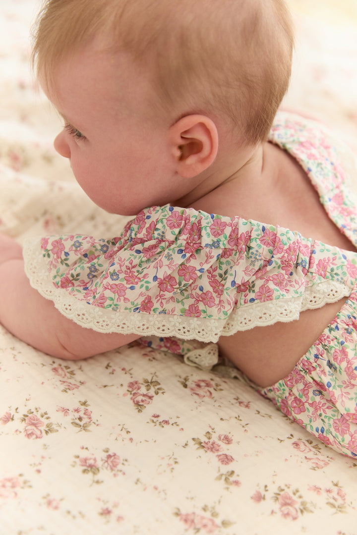 Juni Jnr Rumi Romper Floret - baby romper