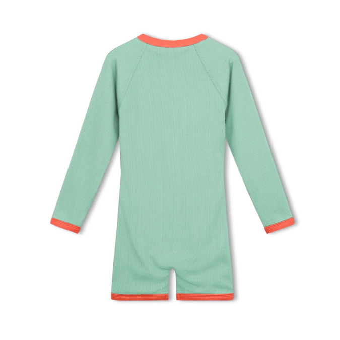 ZULU & ZEPHYR MINI RIB SURF SUIT: TURQUOISE