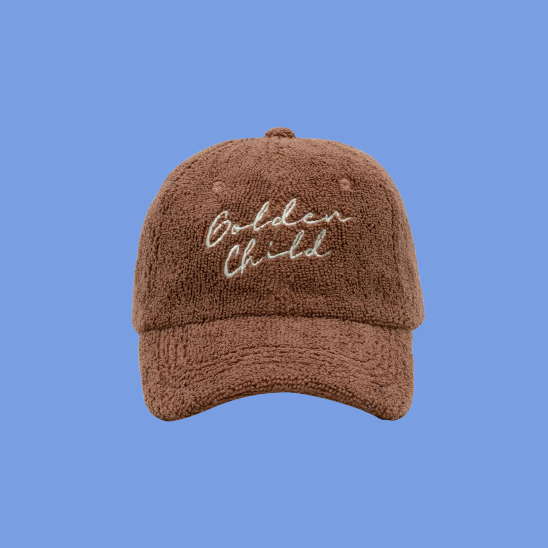 GOLDEN CHILD TERRY CAP: BROWN