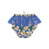 BELLA + LACE JUNE NAPPY PANTS: SOIREE BOUQUET BONDI BLUE