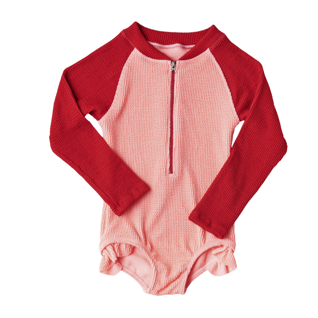 KIP & CO CHEEKY CRINKLE L/S BATHERS