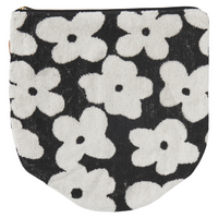 KIP & CO FLOWER FACE TERRY TOILETRY POUCH