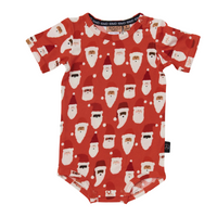 KIP & CO HOHOHO RED ORGANIC S/S ROMPER