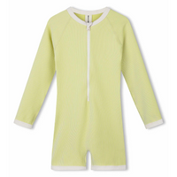 ZULU & ZEPHYR MINI RIB SURF SUIT: CITRUS