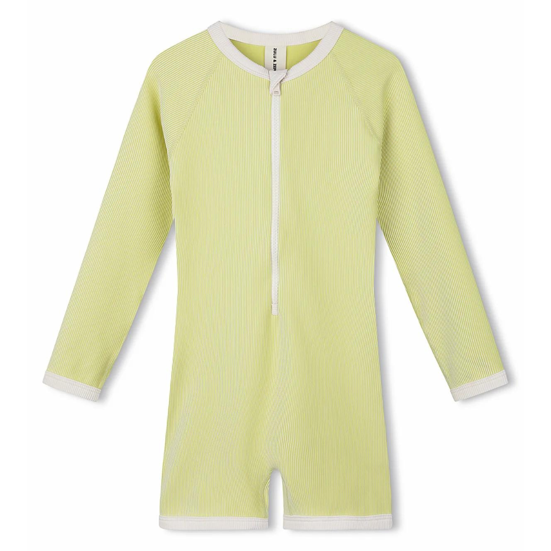 ZULU & ZEPHYR MINI RIB SURF SUIT: CITRUS