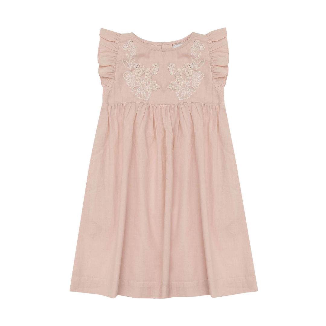 BELLA + LACE FIFI DRESS: ALMOND