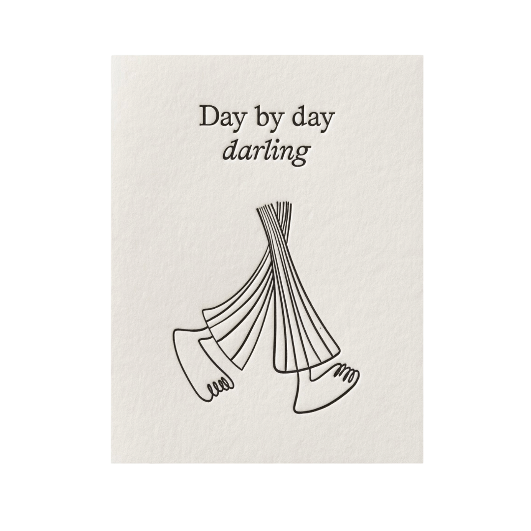 SHORT TALK DAY BY DAY DARLING CARD