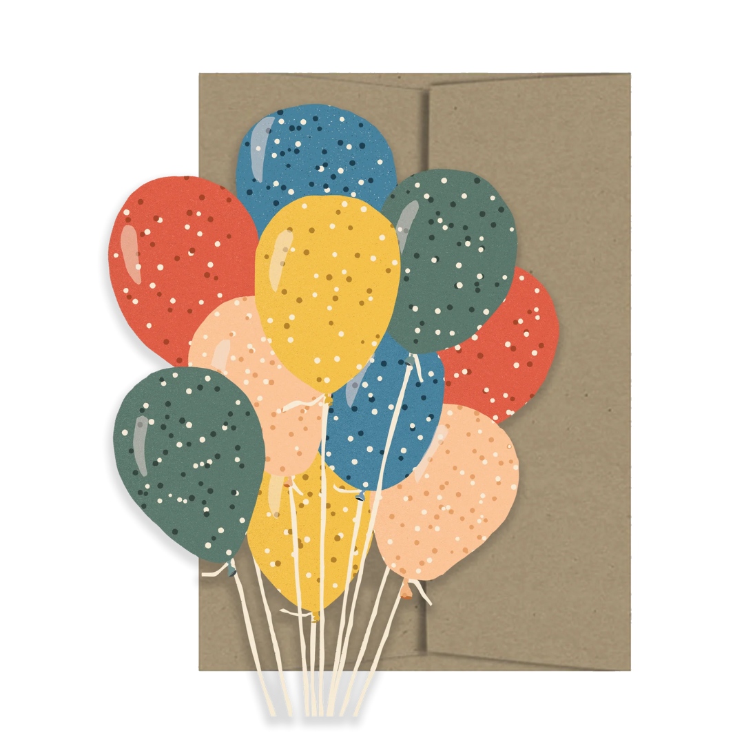 ISATOPIA PARTY BALLOONS CARD