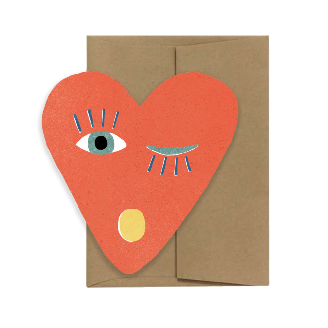 ISATOPIA HEART BLINK CARD