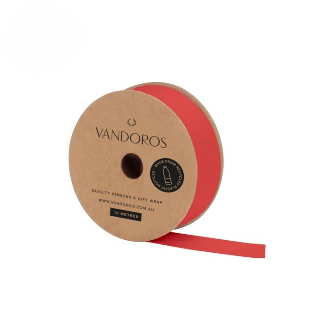 RIBBON: NEON RED/ 10M