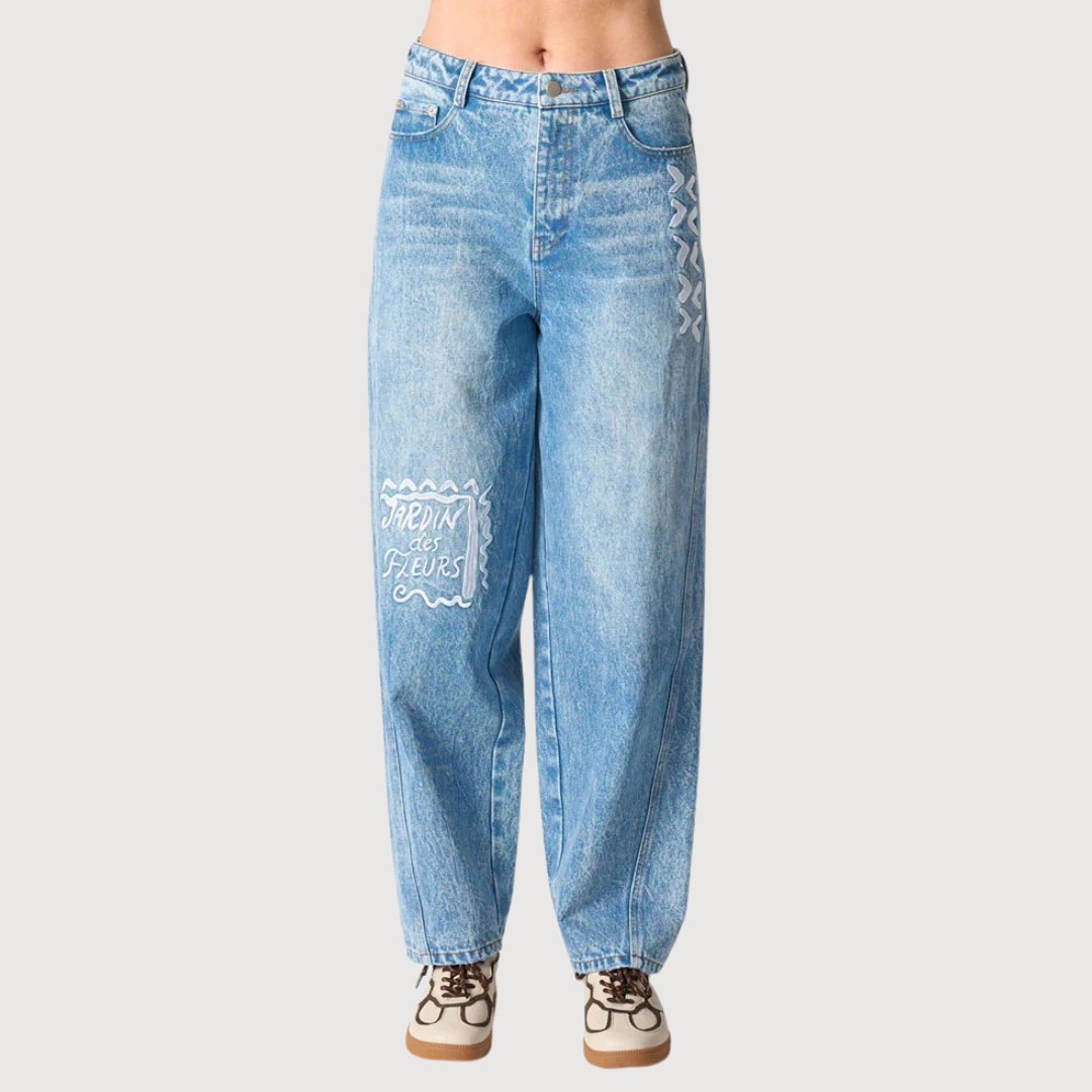 WALNUT MELBOURNE LAGUNA JEANS: BLUE