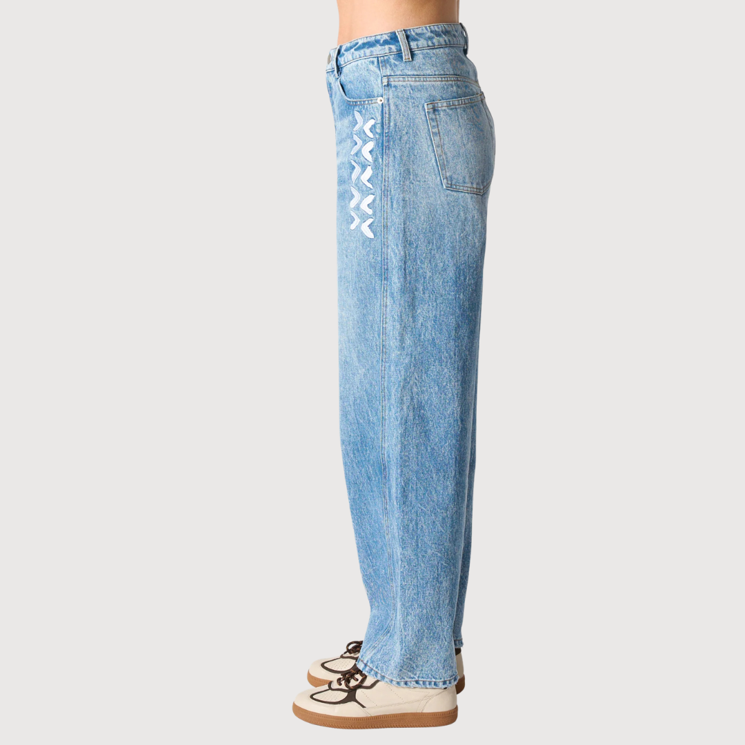 WALNUT MELBOURNE LAGUNA JEANS: BLUE