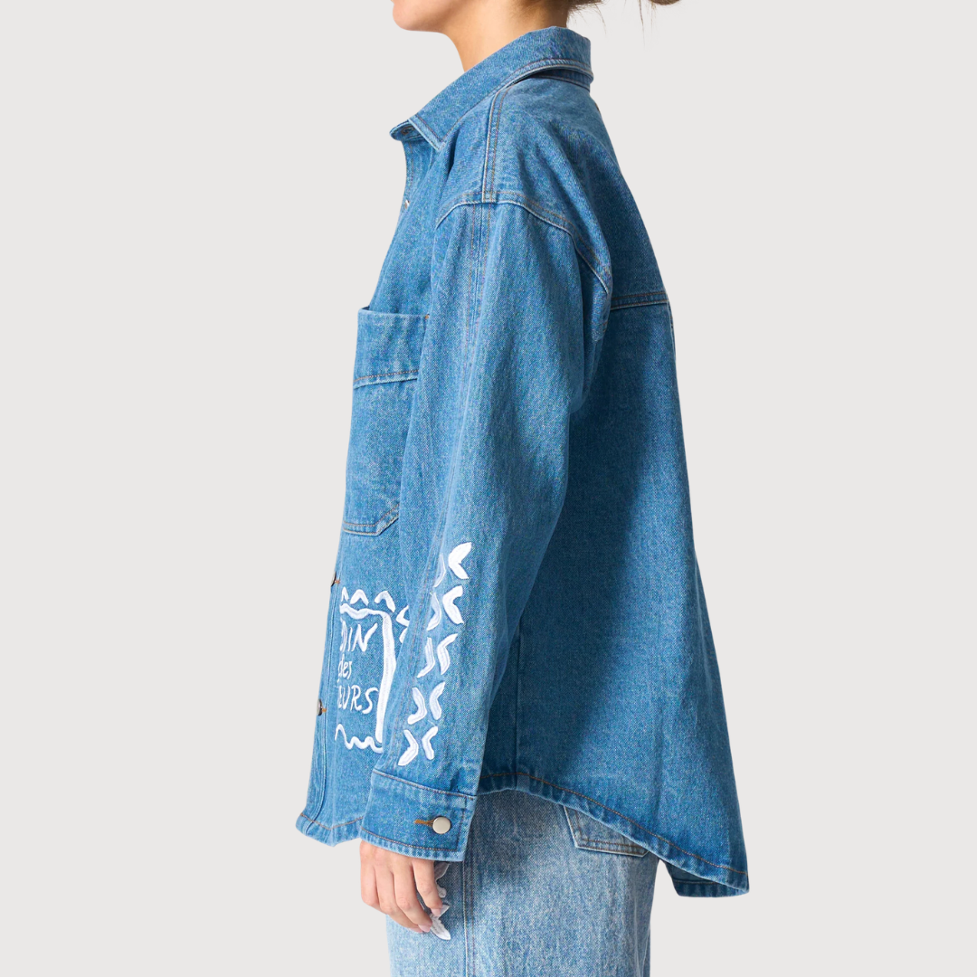 WALNUT MELBOURNE LAGUNA JACKET: BLUE