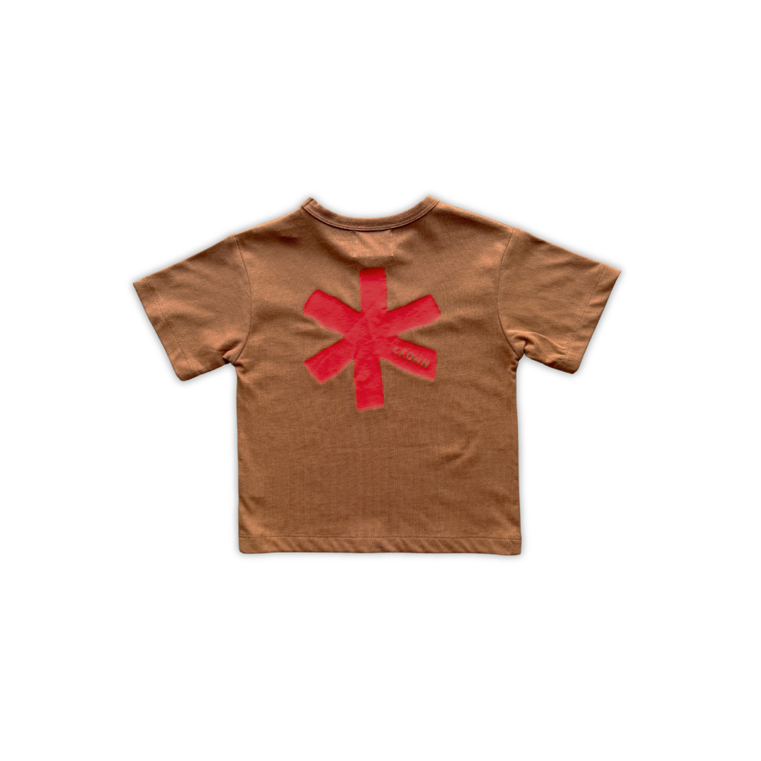 GROWN ORGANIC STARLIGHT TEE: EARTH