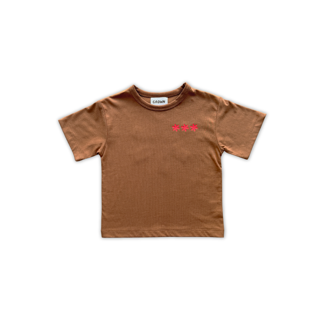 GROWN ORGANIC STARLIGHT TEE: EARTH