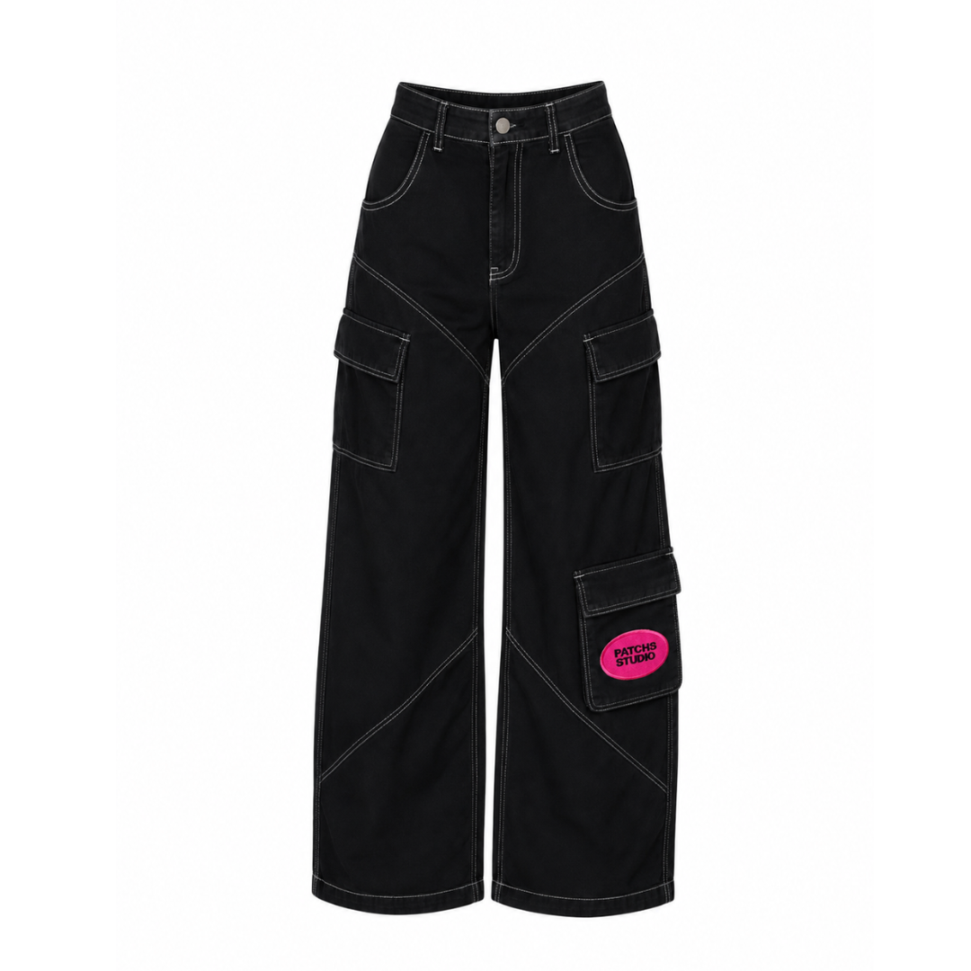 PATCHS STUDIO BLACK CARGOS