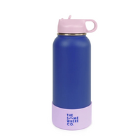 THE SOMEWHERE CO WATER BOTTLE: 1L/ INDIGO