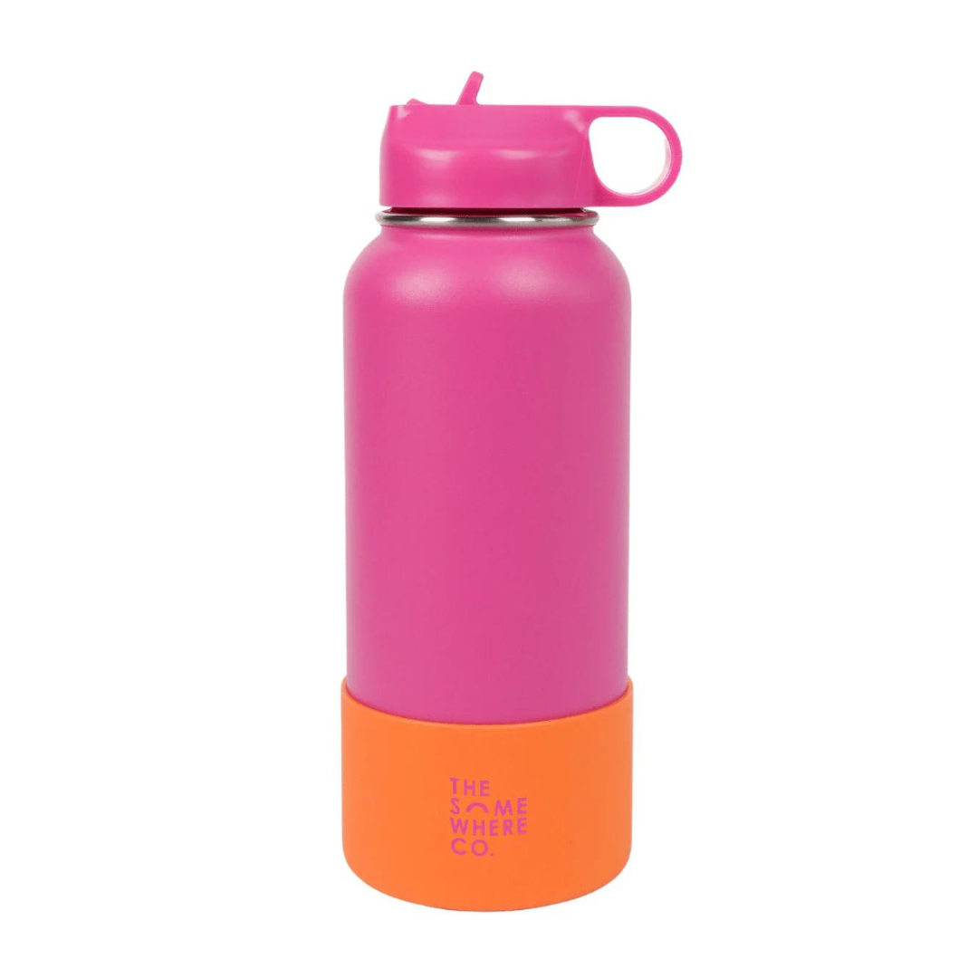 THE SOMEWHERE CO BUBBLEGUM WATER BOTTLE 1L