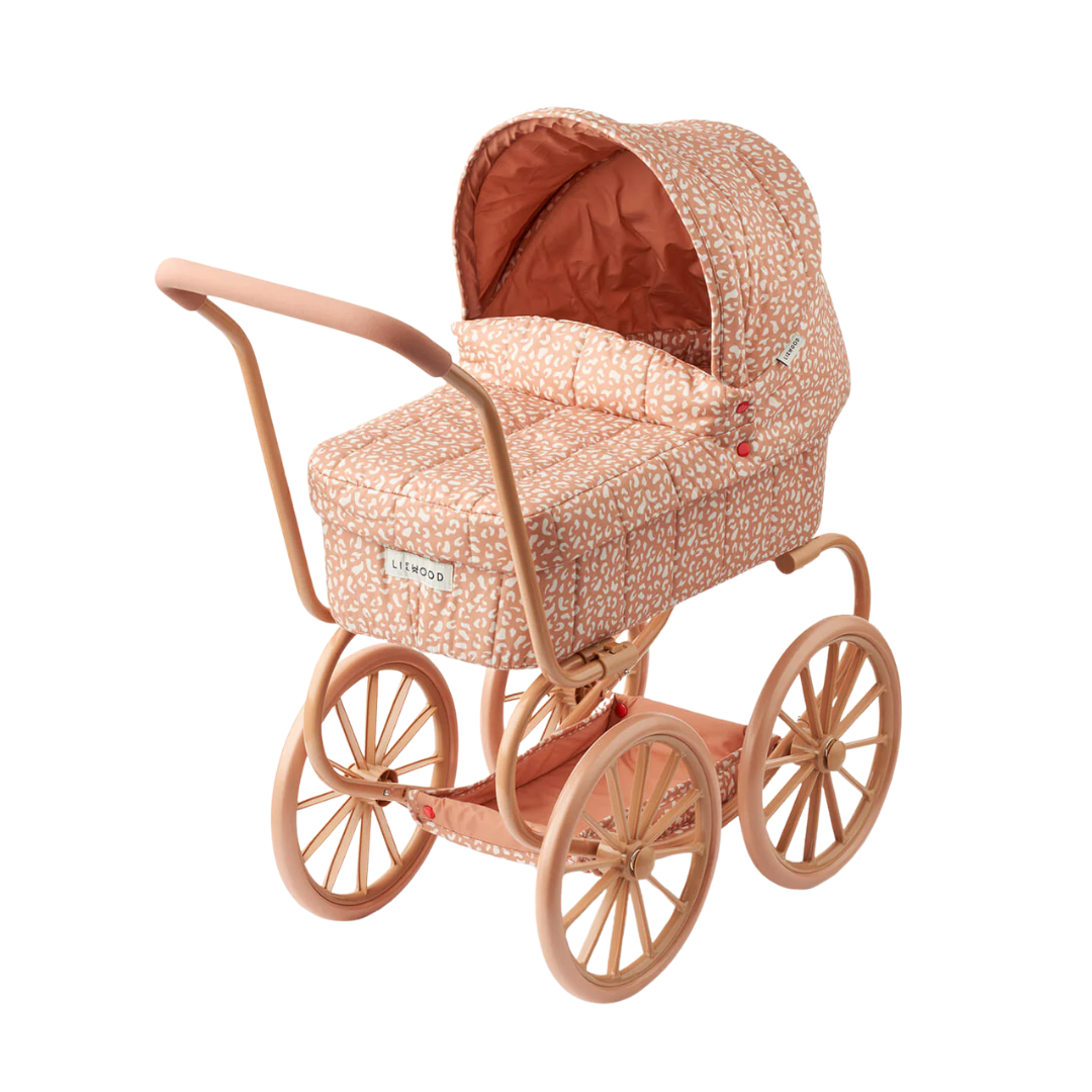 LIEWOOD ADALINE DOLL PRAM: MINI LEO/ TUSCANY ROSE