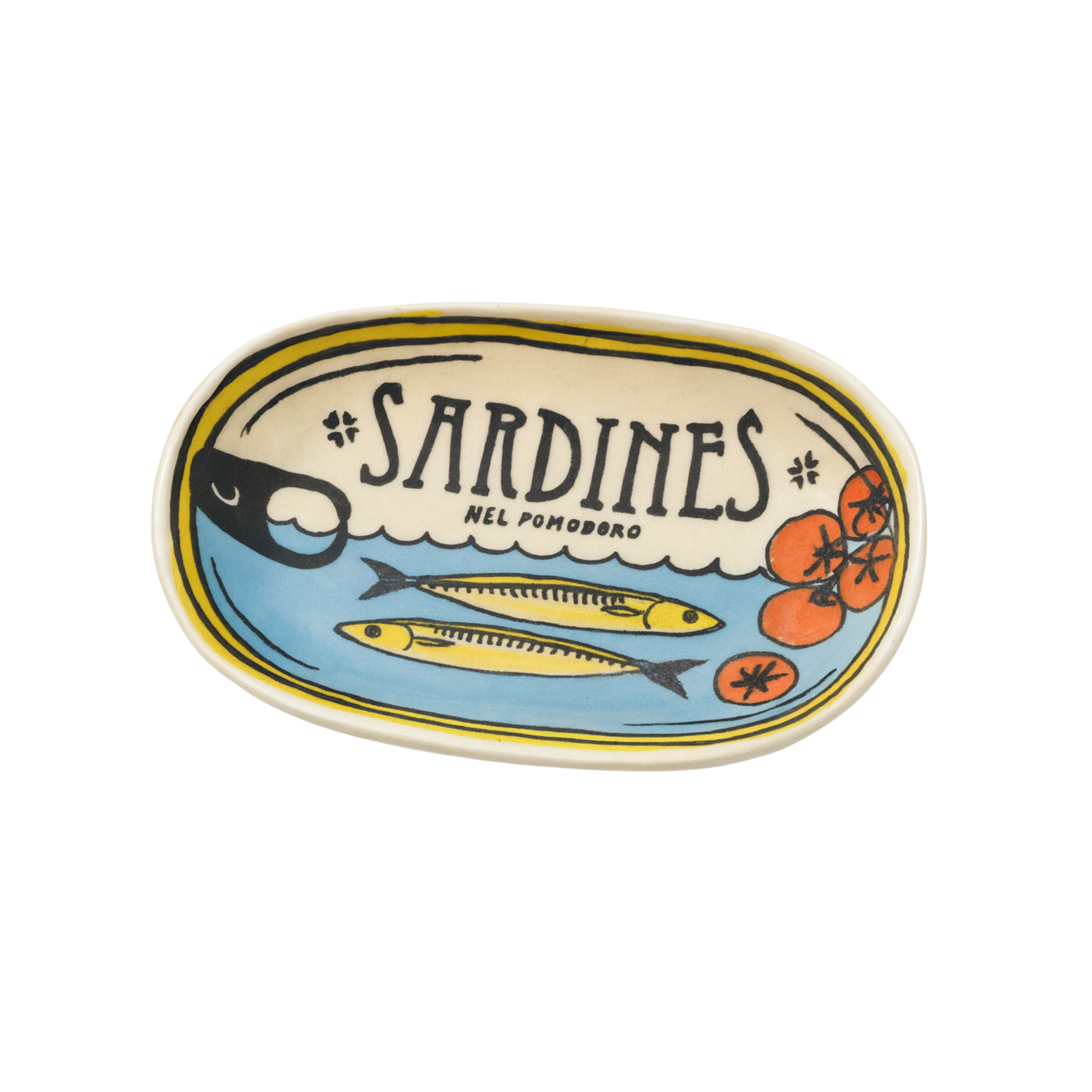 SARDINA CERAMIC TRINKET DISH