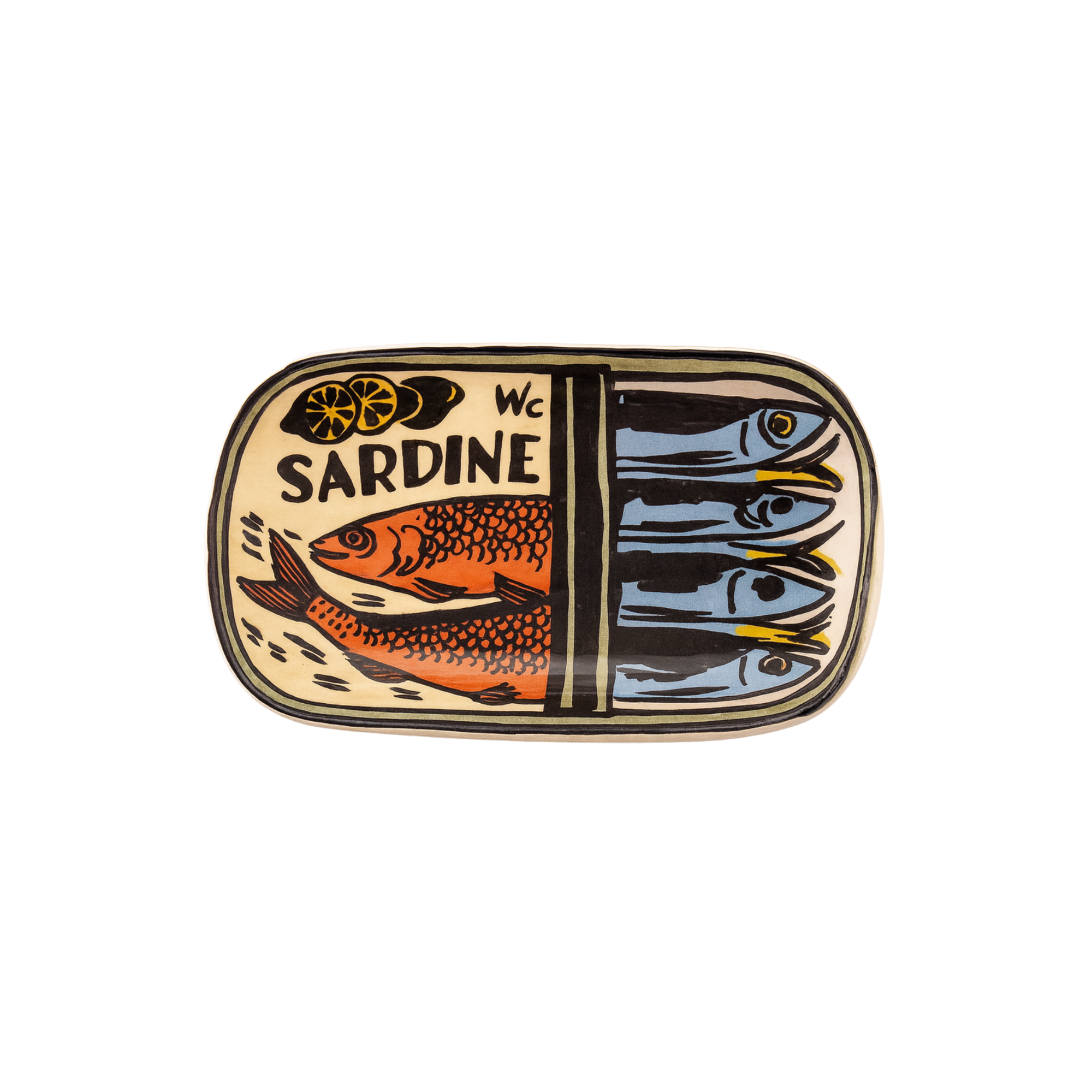 SARDINA CERAMIC TRINKET DISH