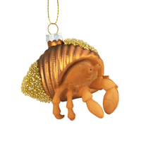 CRABBIE GLASS ORNAMENT