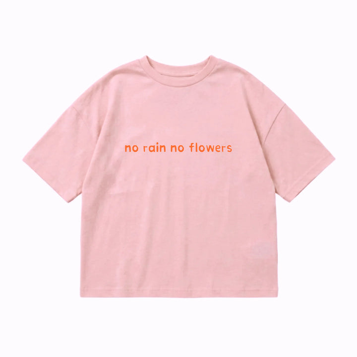LENN LABEL NO FLOWERS TEE: PINK
