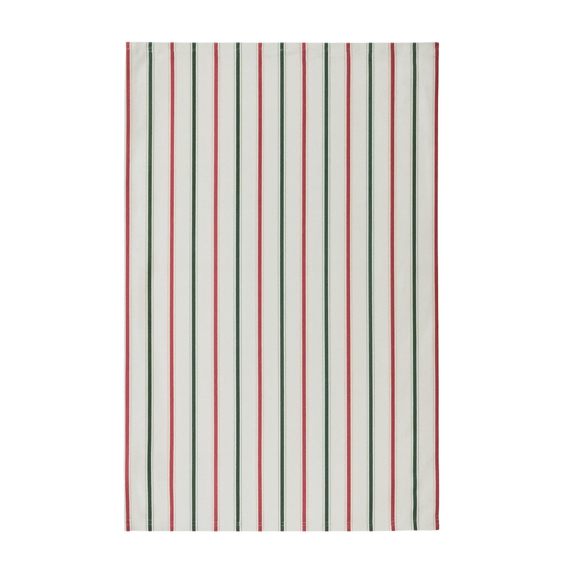 CHRISTMAS STRIPE COTTON TEA TOWEL