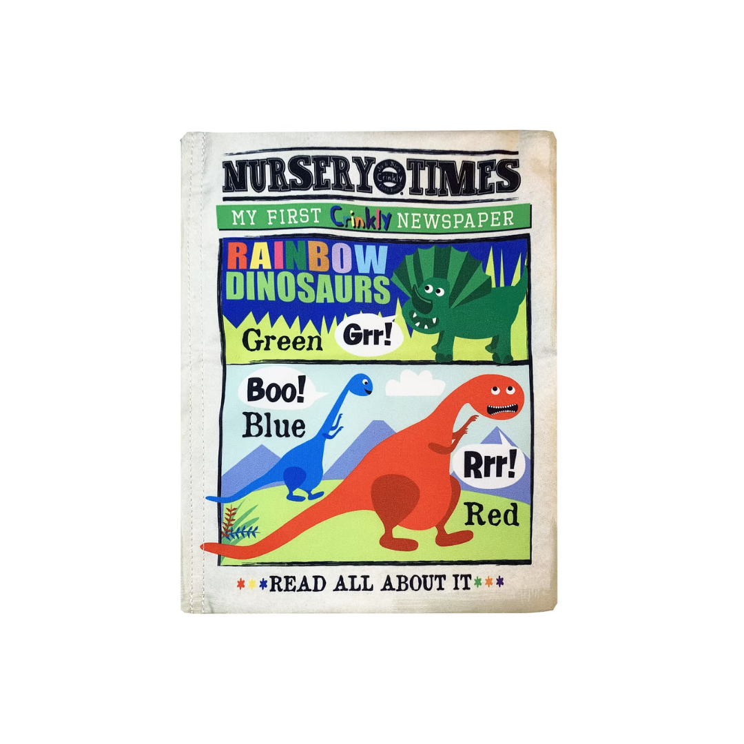 JO & NIC'S CRINKLY CLOTH BOOKS: RAINBOW DINOSAURS