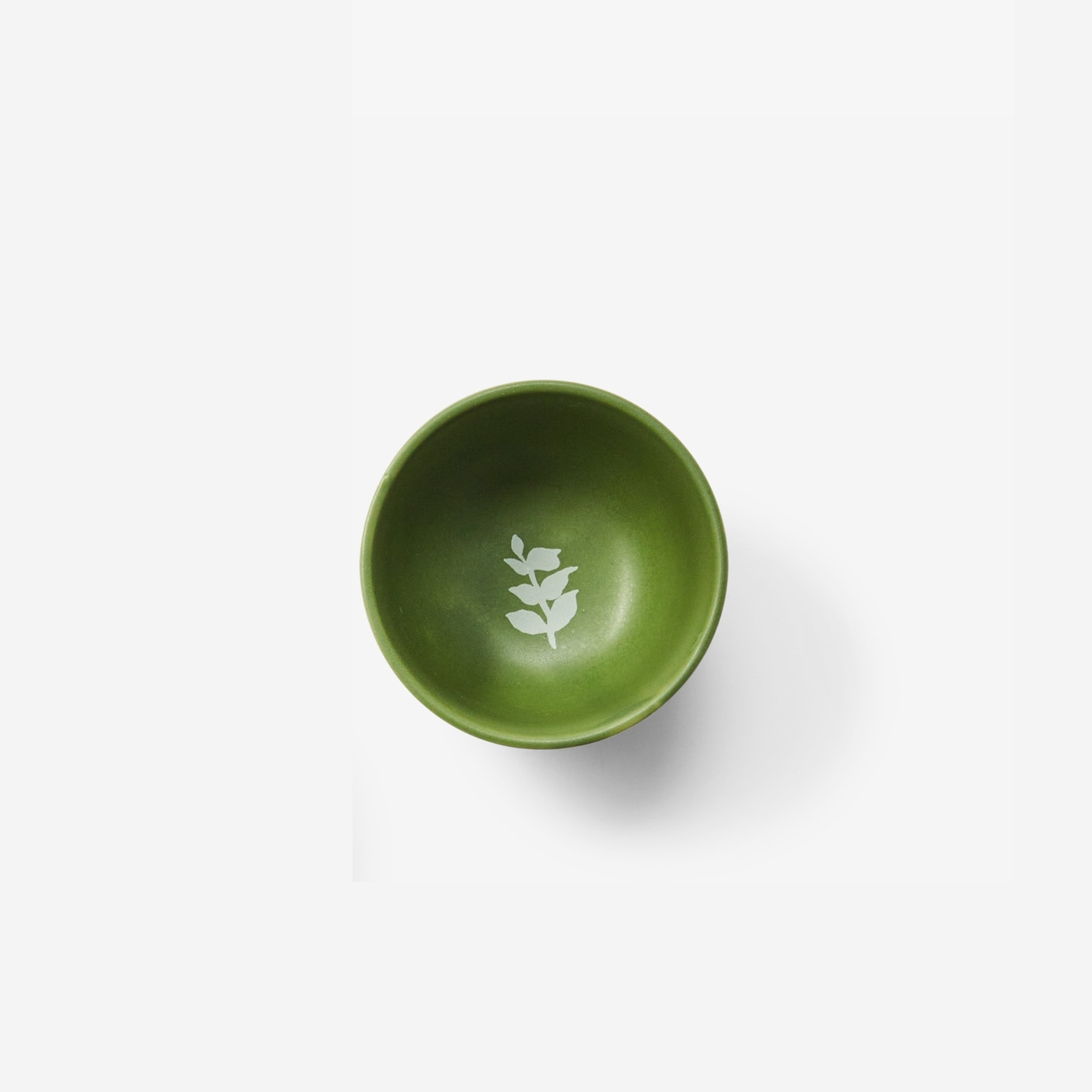 BONNIE AND NEIL VINES GREEN SMALL BOWL