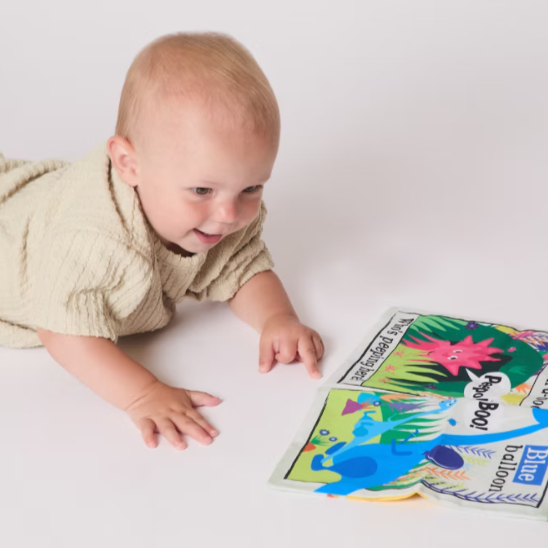 JO & NIC'S CRINKLY CLOTH BOOKS: RAINBOW DINOSAURS