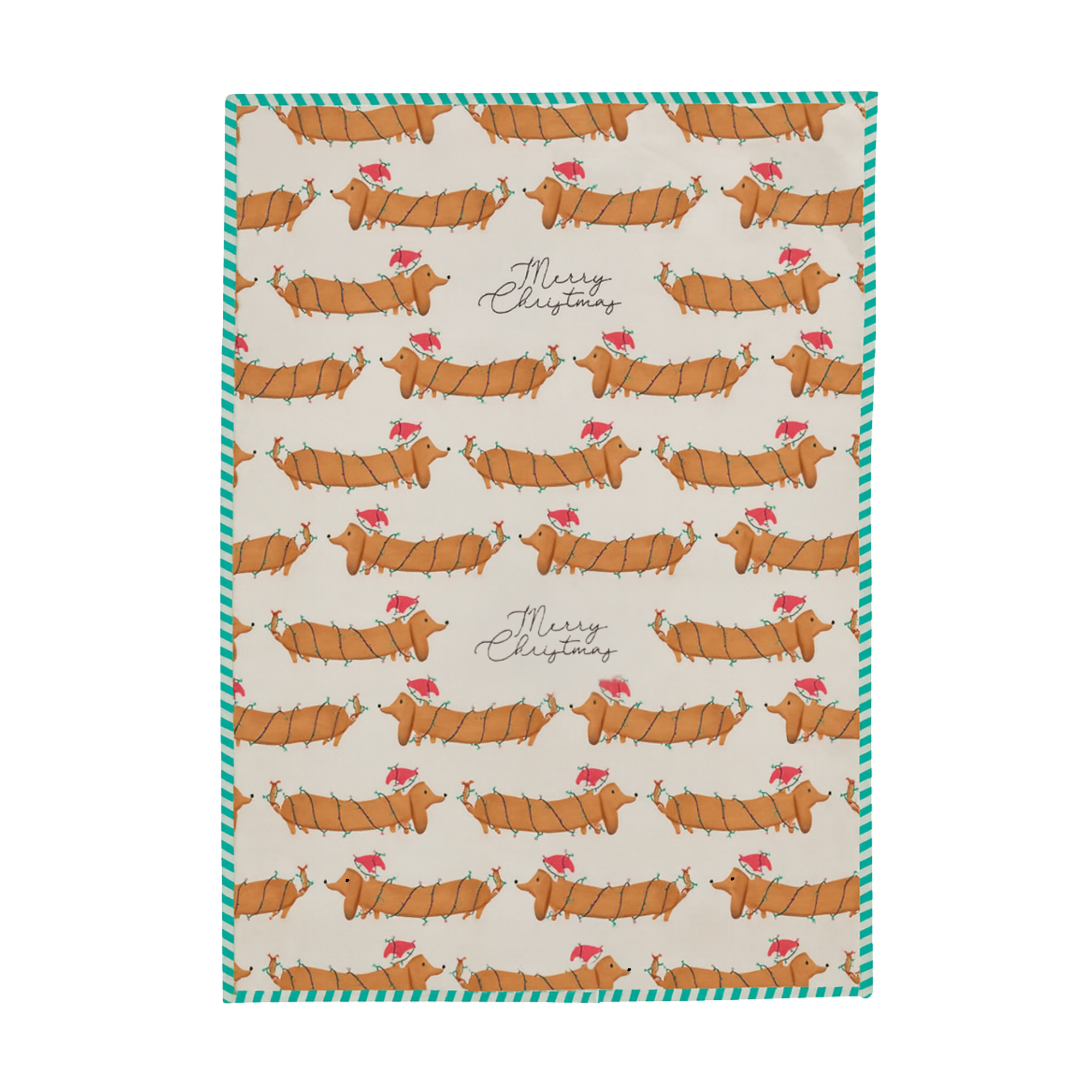 SAUSAGE DOG COTTON TEA TOWEL