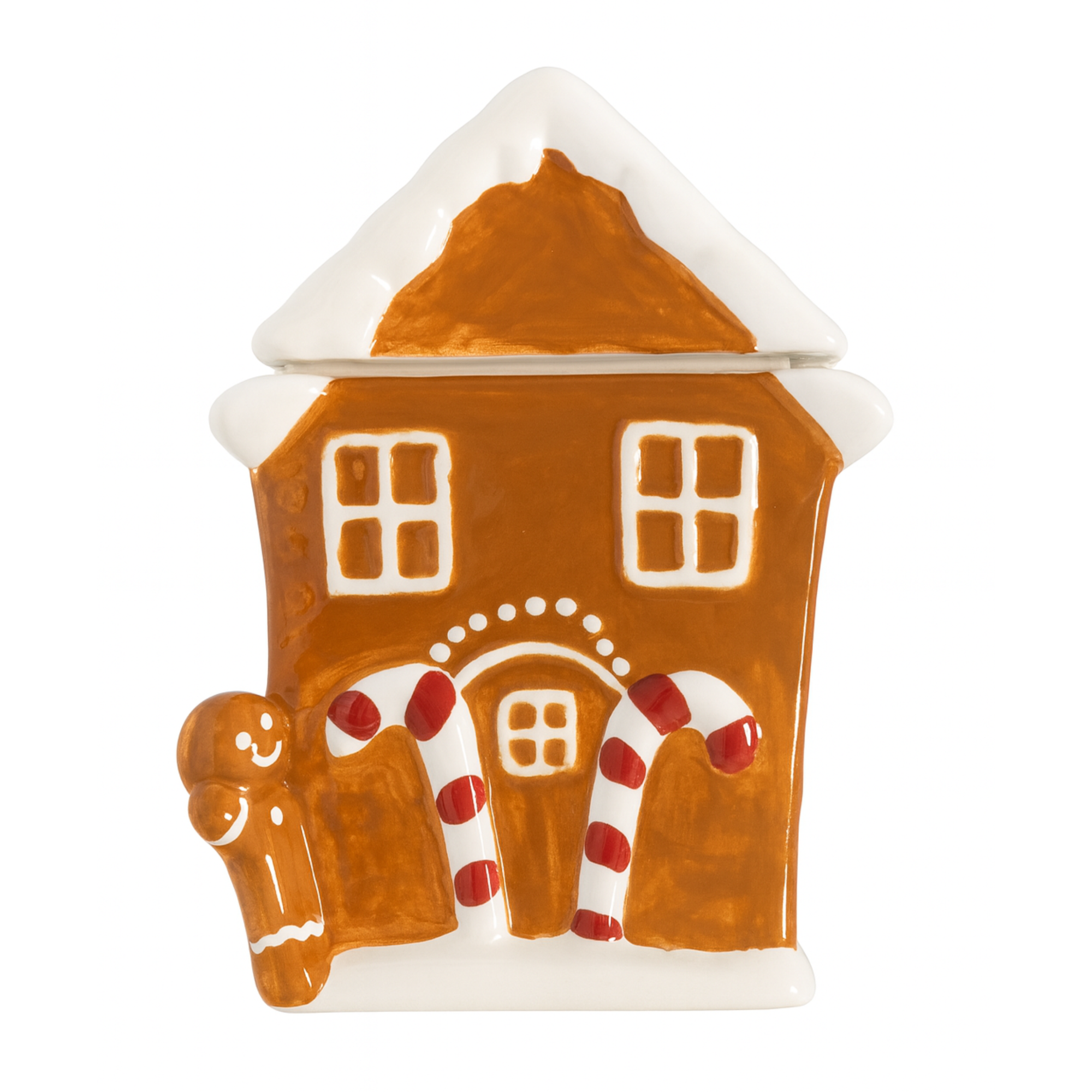 GINGERBREAD CERAMIC CANISTER