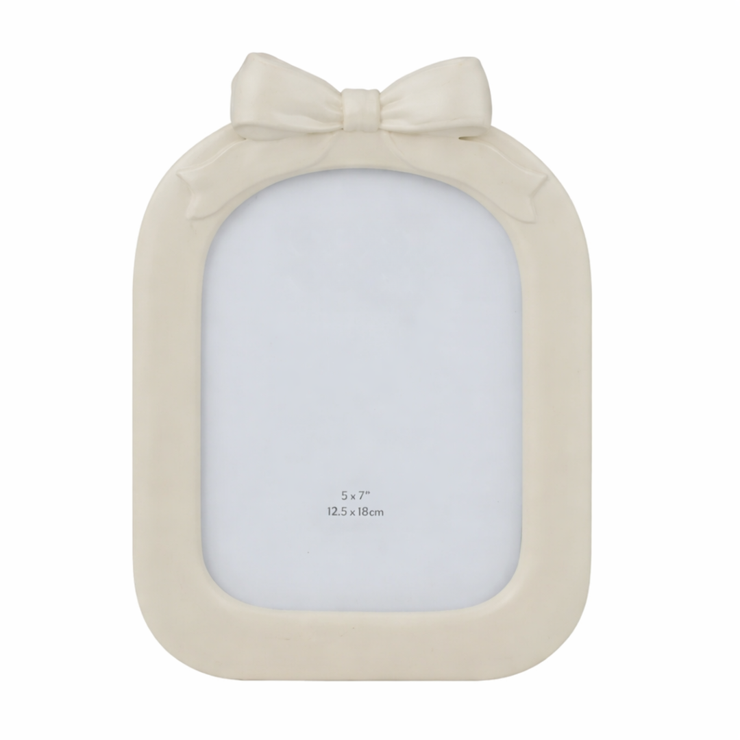 MIRIAM RESIN FRAME 5X7: IVORY