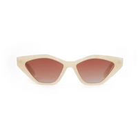 ARMS OF EVE JAGGER SUNGLASSES: CREAM MARLE