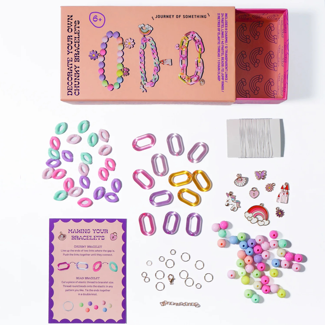 JOURNEY OF SOMETHING DECORATE YOUR OWN CHUNKY BRACELETS